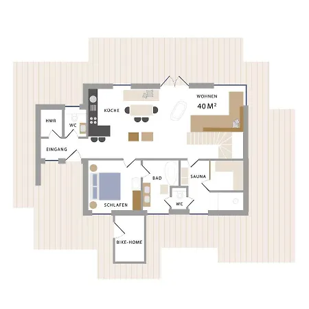 Luxus - Ostseeferienhaus Zwergbirke